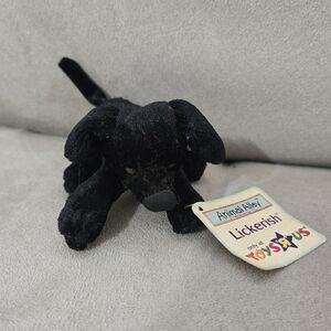 NWT Vintage 2001 Animal Alley Lickerish By Toys “R” Us Mini Plush  Dog 4.25”